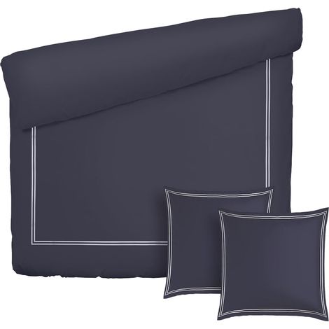 Parure de lit 3 Pièces 2 Personnes - Housse de Couette 200x220cm (1/5)