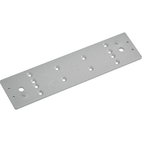 Plaque de montage pour TS 91 argent DORMA 41000201 (1/2)
