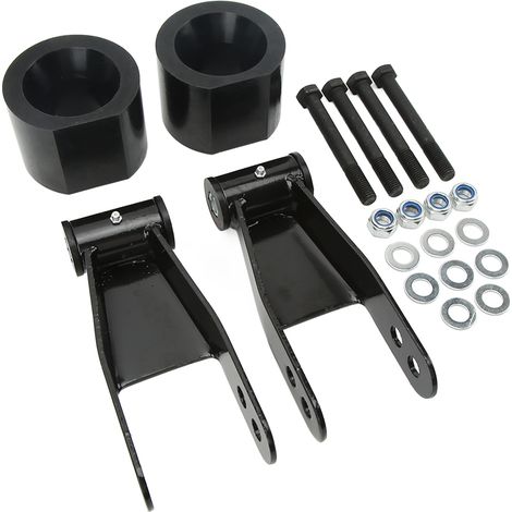 Kit de levage de suspension, entretoises de bobine avant de 3 pouces, manilles arrière de 2 pouces, ensemble de chutes de nivellement de remplacement pour Jeep Cherokee XJ 1984-2001 (1/5)