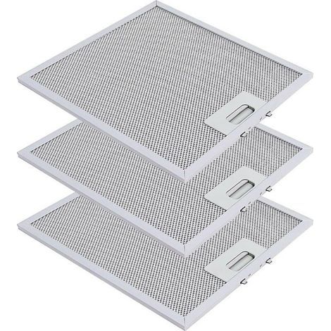Extractor Hood Filter 305mm x 267mm Metal Grease Filter Compatible with Elica Kitchen Extractor Hood (3 Pieces) (1/4)
