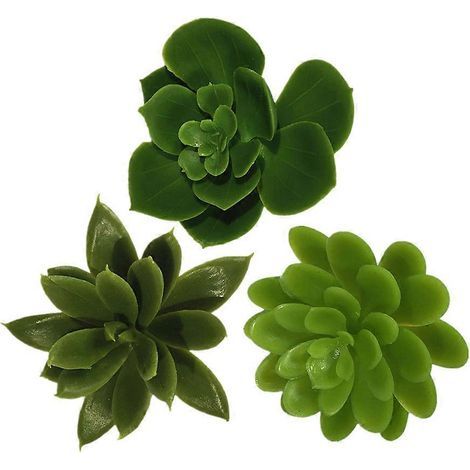 Lot de 3 tiges de succulentes artificielles décoratives, imitation lotus des neiges réaliste, succulente artificielle, lotus des neiges éclatant, décoration de lotus des neiges en pot pour l'intérieur (1/3)