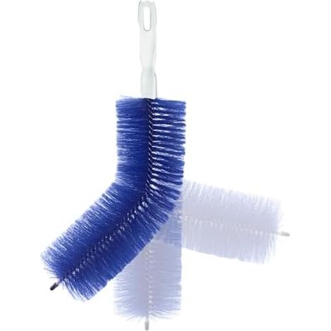 Brosse de nettoyage pour ventilateur - 2 pièces en microfibre, flexible et portable Outil de nettoyage pour ventilateurs Idéale pour les rideaux, les cadres de porte, les stores et les recoins de la (1/5)