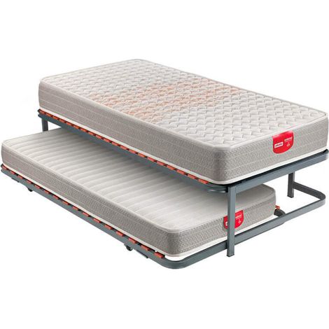 Pack Matelas Pikolin et Matelas Hr Juvénile 22 cm/20 cm moyenne ferme + Set Pikolin Nid Renforcé 57 cm 105x190 cm