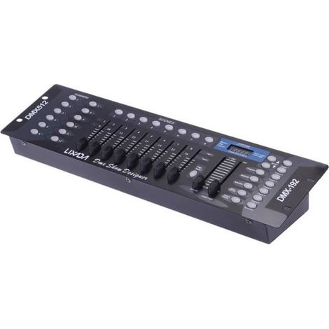 Lixada Contrôleur DMX 512 192 Canaux Equipment pour DJ Disco Light Party scène (1/4)