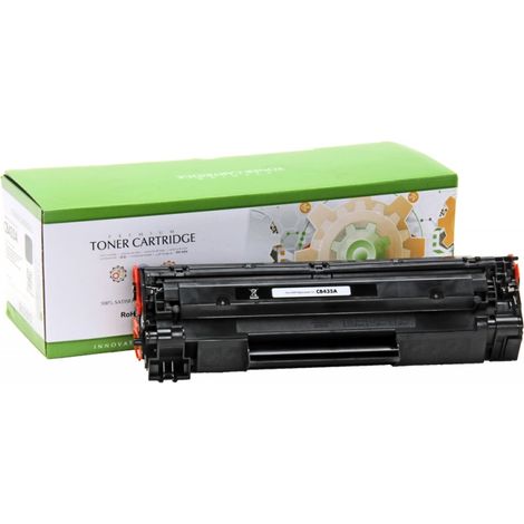 Carta universale nera compatibile con Hewlett-Packard CB435A/ CB436A/ CE285A / Canon CRG 725, 1500 pagine.