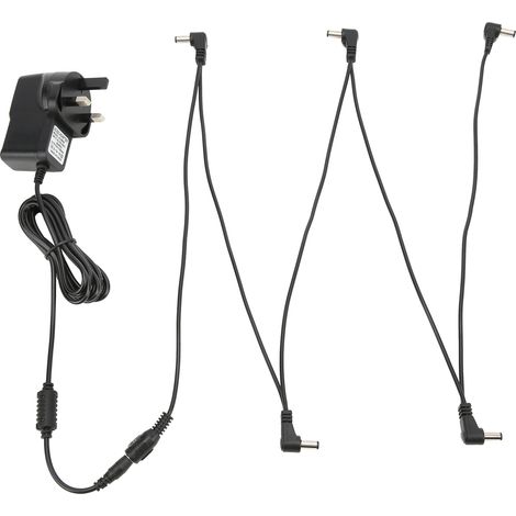 Adaptateur secteur 9 V pour guitare multi-effets en plastique, ligne C2T, outils industriels, 850 mA, prise AC100-240 V UK (1/5)