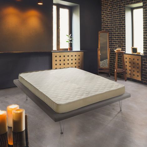 Talamo Italia Materasso singolo Lorella, Materasso in Waterfoam, 100% Made in Italy, Anti acaro e Anallergico, Cm 80x190h15, con imballo rinforzato (1/4)