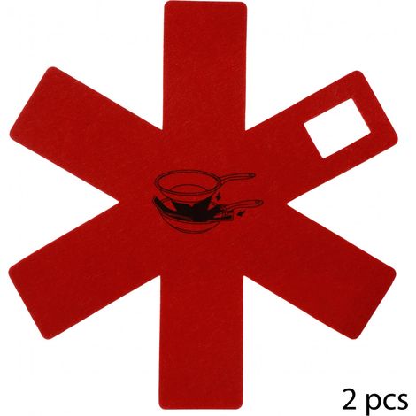 Ensemble de 2 séparateurs de protection pour casseroles (1/2)