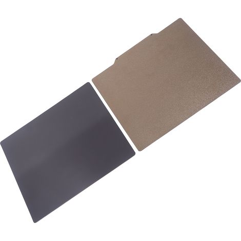 Plateau de construction pour imprimante 3D 257x257mm double face en caoutchouc magnétique PEI PET et acier à ressort pour remplacement (1/5)