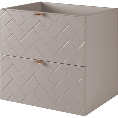 Mobile da bagno, Cashmere, 60 x 57 x 46 cm, Maniglie Dorate (1/5)