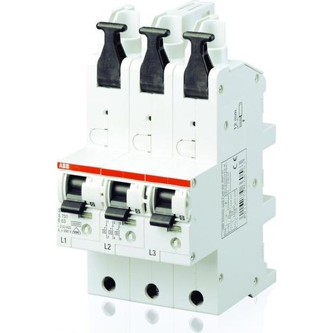 ABB S751/3-E63 Automatischer Schutzschalter 63A Robust (1/5)