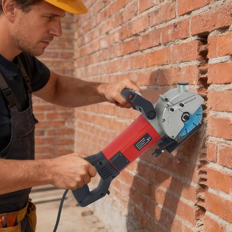 Rainureuse murale à fente, 2700 W, machine à fendre 5000 tr/min, profondeur de coupe 42 mm, largeur de coupe 40 mm, fente sans poussière (1/5)