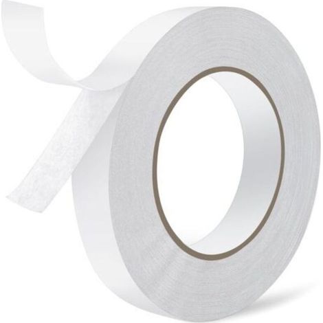 Ruban Adhésif Double Face, Largeur 20 mm, Longueur 50 m, Double Face Extra Fort Exterieur Blanc Multi-usages Forte Bande Collante Forte pour le Bureau Scrapbooking Voiture Bricolage Ad (1/5)