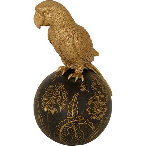 Statuetta uccello d'oro belli 12x10cm - Atmosphera créateur d'intérieur