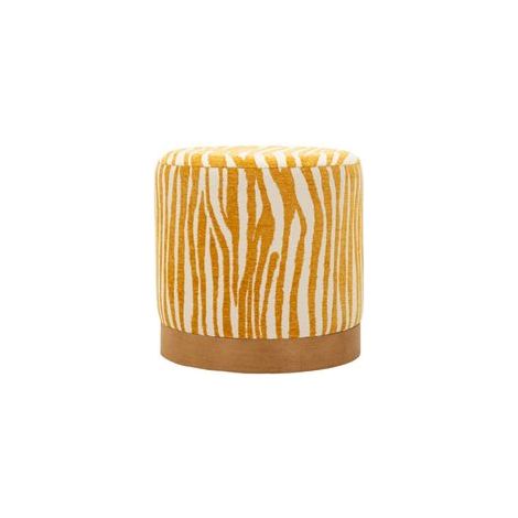 Pouf savana moutarde cm ø 40x40 (1/5)
