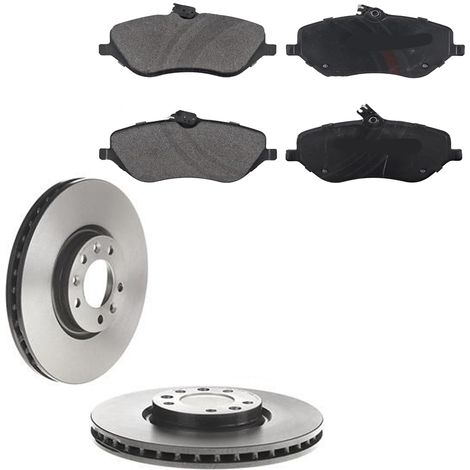 KIT FRENI ANTERIORI compatibile con CITROEN C5 III (RD,RW) - DISCHI + PASTIGLIE OEM: FDB1726 / 17773 /SOSTITUZIONE DIRETTA/BASSA POLVERE/SILENZIOSO (1/5)