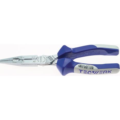 TECWERK Multifunktionszange 7in1 L.180mm Mehrkomp.-Hüllen TECWERK