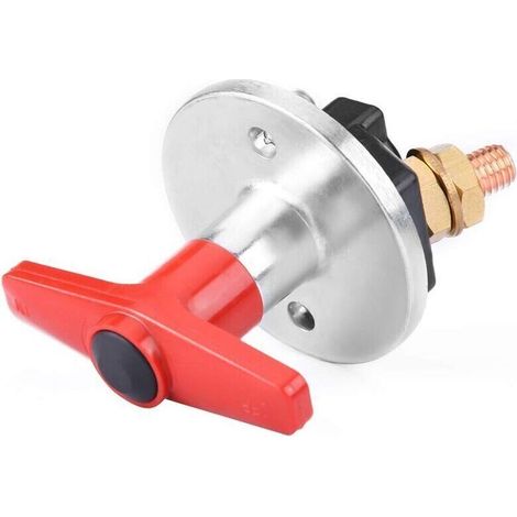 Interrupteur de Déconnexion de Batterie 12 V-60 V pour Voiture, clé Fixe Universelle, Interrupteur de Coupure de Batterie, Déconnecter L'isolateur de Puissance pour Toutes Sortes A (1/4)