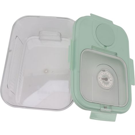 Distributeur de riz hermétique 10 kg, boîte de rangement pour aliments secs, récipient à céréales, seau de stockage domestique, vert (1/5)