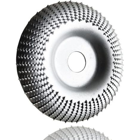 Disque Bois Meuleuse 110 mm,Disque Meuleuse Bois pour le Meulage Grossier des Matériaux, Disque Sculpture Bois Adapté pour 115 mm-125 mmMeuleuse D'angle (1/5)