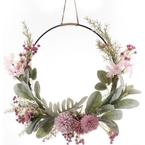 Summer Crowns Entrance Door – Artificial Flowers, Outdoor Garland, Home Decor (1/4)