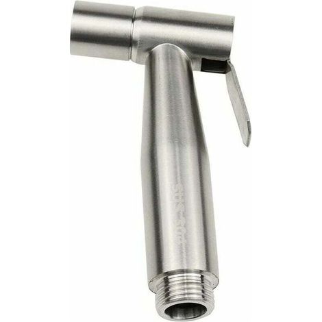 Stainless Steel Bidet Sprayer for Toilet, Diaper Sprayer, Manual Bidet Sprayer for Personal Hygiene, Shower, Bathroom, Toilet - Silver - INHHUB (1/5)