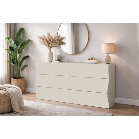 Commode moderne 154 cm coloris cachemire Onida (1/5)