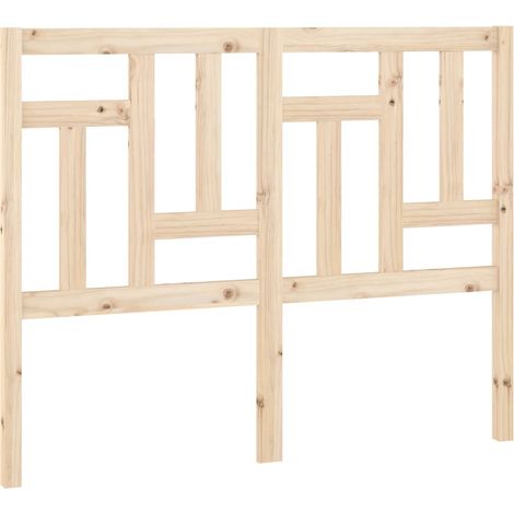 Cabecero de cama madera maciza de pino 140,5x4x100 cm vidaXL