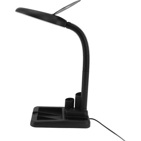 LED-Lupe mit Licht, 9 einstellbare Helligkeitsstufen, 3 Farbtemperaturen, flexibler Schwanenhals, einstellbare Beleuchtung (1/5)