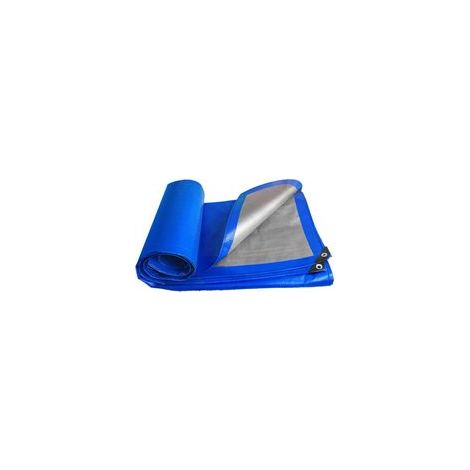 Bâche imperméable, bâche de Jardin avec œillets en Aluminium, bâche tissée bâche de Protection bâche de Bateau bâche pour Bois(2m4m) (1/5)