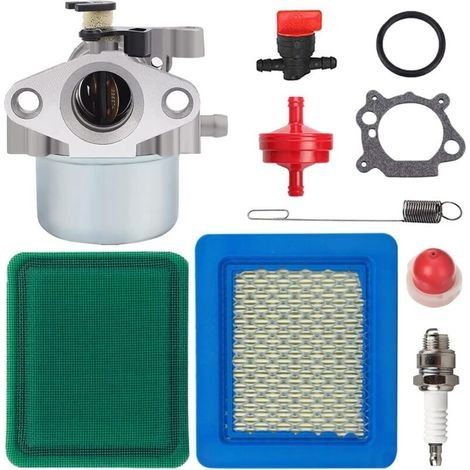 carburateur Filtre à air pour Briggs & Stratton 799866 790845 799871 796707 794304 12H800 128M02 675 675ex 725ex Moteur de série, pour Toro Craftsman 22" Recycler 190cc Tondeuse à Gazo (1/4)