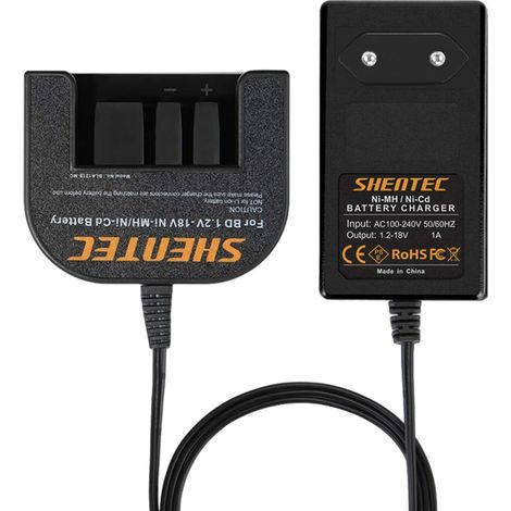 Chargeur de Batterie Compatible avec Batteries Ni-MH/Ni-CD 7.2V 9.6V 12V 14V 18V (1/5)