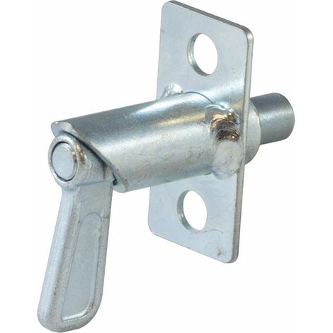 Chiusura zincata a molla con piastra verticale (1/2)