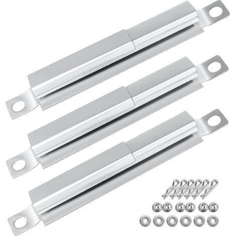 Verstellbares Querrohr 12,7 bis 24,13 cm für Nexgrill 720-0830h, Char-Broil 463241113, 463449914, Edelstahl-Brenner-Set, Ersatzteil für die meisten Gasgrills (1/5)