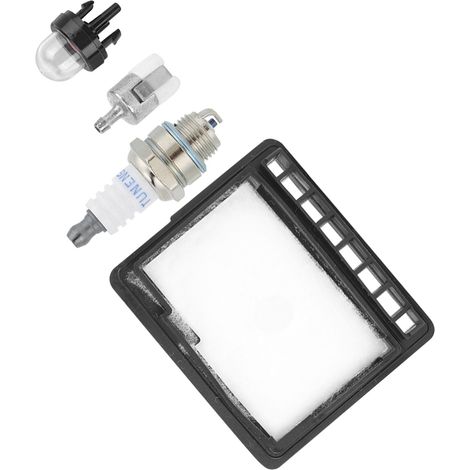 Kit accessoires tronçonneuse Echo CS3000 CS-3450 CS340 : filtre à air, bougie, poire d'amorçage (1/5)