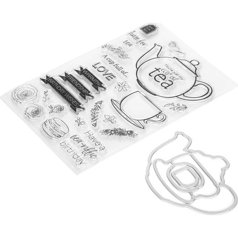 Tampon transparent en TPR, moule pour la fabrication de sceaux et la création de cartes et décorations DIY (1/5)