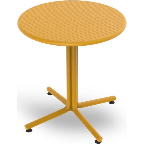Mobili da giardino resol bini tavolo rotondo 70 cm leggero resistente UV