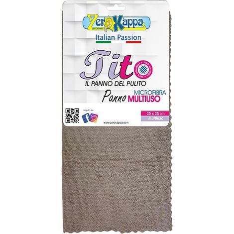 PANNO IN MICROFIBRA 'TITO MULTIUSO' cm 35 x 35