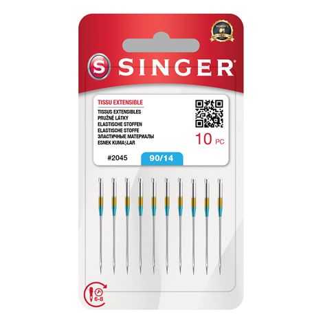 Singer Needle, 2045 SZ14 BLST W/10 (1/2)
