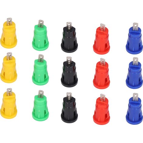 Lot de 10 Douilles Banane 4mm Sécurité, Transmission Optimale, Résistance à la Corrosion, Accessoires de Test Électrique (1/5)