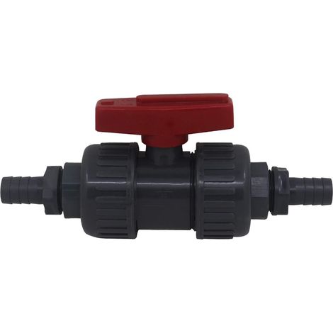Vanne double union robinet boisseau sphérique vanne pvc a visser pour tuyau 12 16 25 32 40 50mm vanne piscine a bille (1/5)