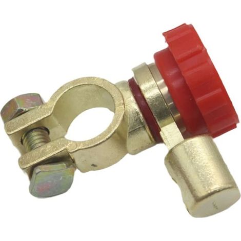 1x Coupe-Circuit Batterie Voiture Sectionneur Interrupteur Batterie 12V - Dispositif Anti-Décharge Protection Contre Fuite Électrique - Rouge