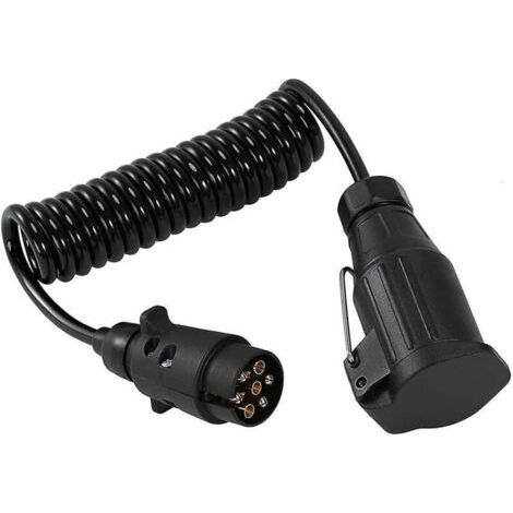 FENOPLASTICACâble d'extension 12 V à 7-13 broches pour remorque avec connecteur femelle et accessoires pour remorques de voiture (1/4)