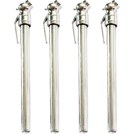 Lot de 4 stylos manomètres pour pneus de voiture, type crayon manomètre, pour véhicules-14X2cm (1/2)