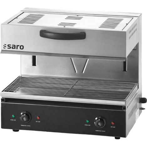 Salamandre électrique - 2 zones - Hauteur réglable - Bac miettes amovible - Saro