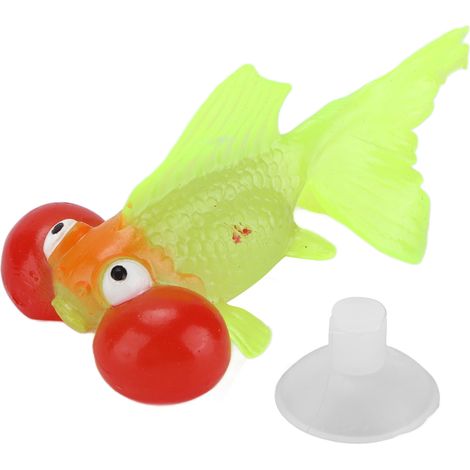 Poisson artificiel en silicone à effet lumineux, imitation de poisson rouge pour aquarium, décoration animale GF01 (1/5)