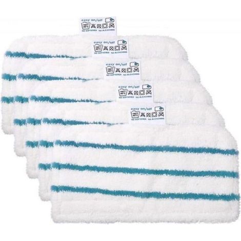 Lingettes Microfibres - Black+Decker - Lot de 5 - Compatible avec Steam Mops - Haute Qualité - Lavables (1/4)