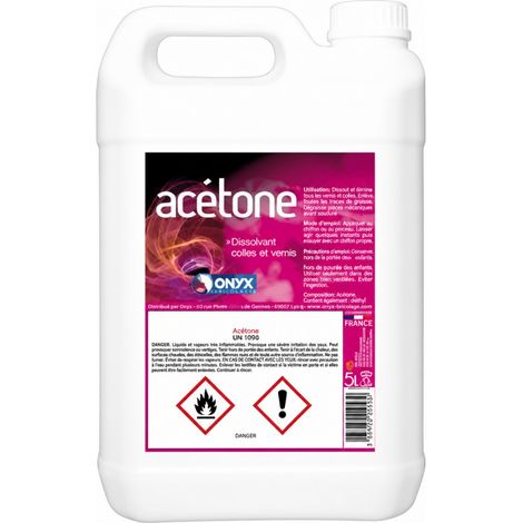Acétone  Bidon 5 Litres - Onyx