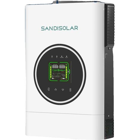 Inversor híbrido, salida de 12000 W, gestión inteligente de carga, 4,2 kW 24 V en paralelo (1/2)