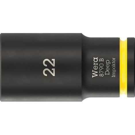 Vaso de impacto 8790 B Impaktor Deep 3/8 pulgadas 22mm L.63mm WERA (1/5)